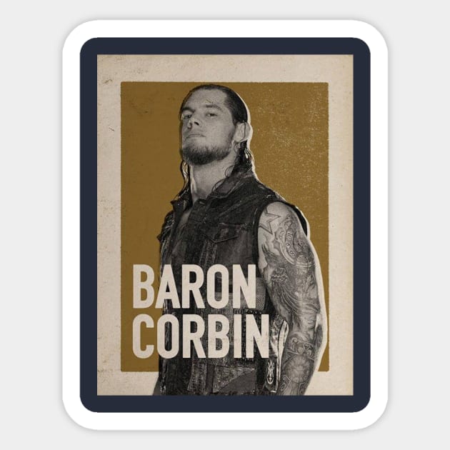 Baron Corbin Vintage Sticker by nasib